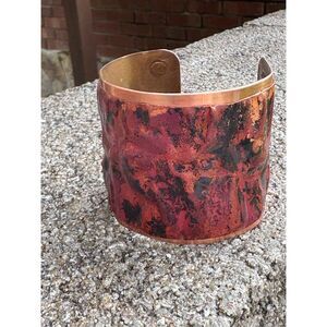 Copper cuff, NEW, Handmade, 2” wide, Natural